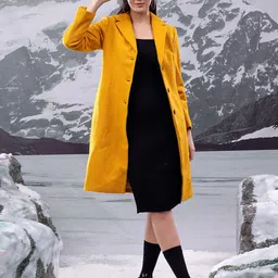 Kotty Notched Lapel Single-Breasted Overcoat-image-30