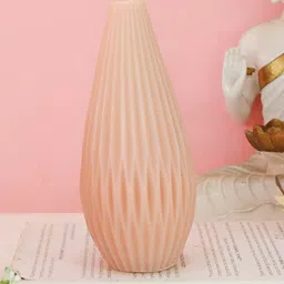 TIED RIBBONS Pink Vanilla Milk Scented 24 Hours Burn Time Pillar Candle-image-97