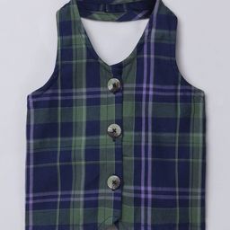 taffykids Girls Checked Halter Neck Top-picture-39