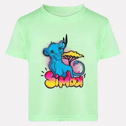 Disney By Miss and Chief Boys Printed Bio Finish Applique T-shirt-image-57