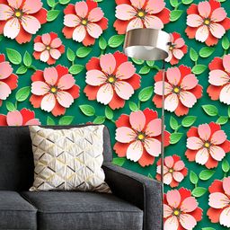 ArtzFolio Printed UV-Resistant Anti-Bacterial D Japanese Cherry Tree Blossom Peel & Stick Wallpaper-image-24