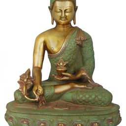 Exotic India Green Buddha Idol Showpiece-image-54