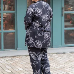 TITTLI Plus Size Printed Tunic & Trousers Co-Ord Set image 2