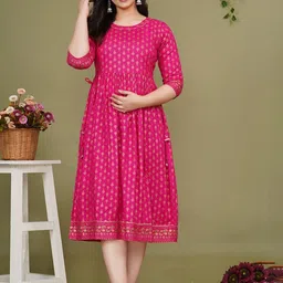 outfit 4 you Women Ethnic Motifs Printed Anarkali Kurta-18