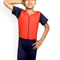 Aqua Holic Boys Colourblocked Round Neck Leg suit-image-19