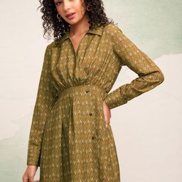 Tokyo Talkies Ethnic Motifs Print A-Line Mini Dress-picture-29