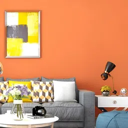 Asian royal Orange-Colored Waterproof Wallpaper-image-60