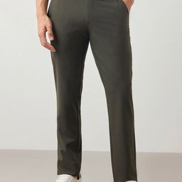 Red Flame Men Slim Fit Mid-Rise Trouser-image-90