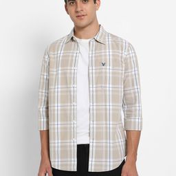 AMERICAN EAGLE OUTFITTERS Men Slim Fit Checked Casual Shirt-picture-9