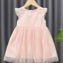 YK Floral Flutter Sleeve Fit & Flare Dress-image-50