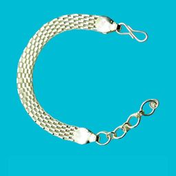 Dynamic Retail Global Silver Stainless Steel Bracelet-image-63