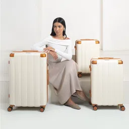 Assembly Iris Set Of 3 Textured Hard-Sided Trolley Bag-7