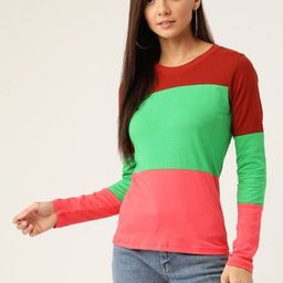 Moda Rapido Women Printed Pockets Slim Fit T-shirt-picture-22