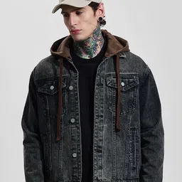 Snitch Men Washed Denim Jacket-35