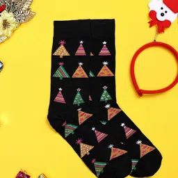 Soxytoes Men Cotton Patterned Calf-Length Socks-image-73