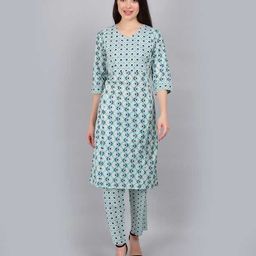 Moms Ever Women Straight Feeding Kurta Set-image-35