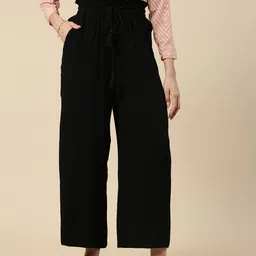 De Moza Women Wide Leg Palazzos-image-71