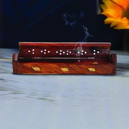 ARGHYAM Wooden Agarbatti Stand Incense Stick Holder-picture-9