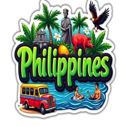 Philippines Country Theme Souvenir Wooden Refrigerator Stylish Fridge Magnet-image-86
