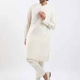 VASTRAMAY Men Regular Kurta with Pyjamas image 4
