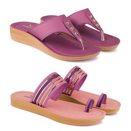 BERSACHE Set Of 2 One Toe Flats-picture-1