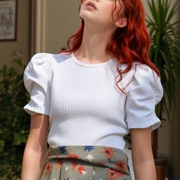 ZEUGEN Puff Sleeve Top-image-11