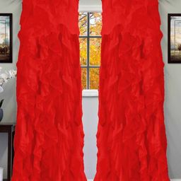 Dekor World Multicoloured Set of 2 Sheer Door Curtain-15