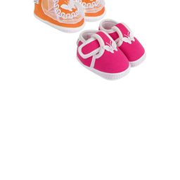 NESKA MODA 3 To 12 Month Cotton Newborn Baby Booty 2 Pair Set Soft Butterfly Walking Shoe Booties-47