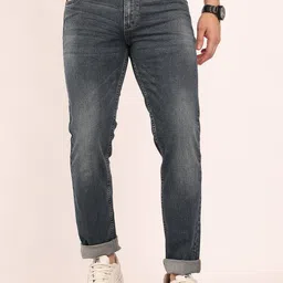 BUNCH OF BAD Men Regular Fit Heavy Fade Stretchable Jeans-image-26