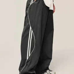 StyleCast Men Loose Fit Striped Wide Leg Trousers-picture-32