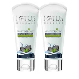 Lotus Herbals Whiteglow Set Of 2 Activated Charcoal Brightening Face Masque - 100g Each-17