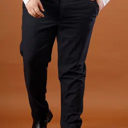 Muffynn Men Relaxed Straight Leg Straight Fit Chinos Trousers-picture-40