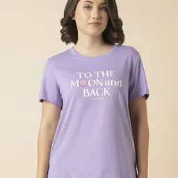 Van Heusen Women Typography Printed Round Neck T-shirt-picture-28