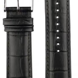 Deepra Debonair Black color with New Duke Finish of 24 mm Genuine Leather Watch Strap-image-53
