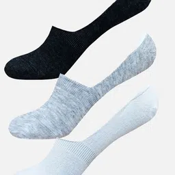 StyFun Unisex Pack Of 3 Anti-Slip Cotton Shoe Liners Socks-picture-25