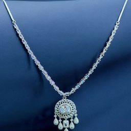 Anouk Rhodium-Plated Cubic Zirconia & Crystal Studded Jewellery Set-picture-48