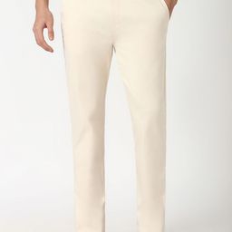 Peter England Casuals Men Super Slim Fit Mid Rise Trousers-image-50