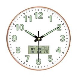 M T BROTHERS White Printed Contemporary Wall Clock-picture-30