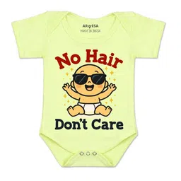 Arvesa Kids-Unisex Yellow Cotton Rompers-picture-41
