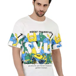 SAGEWARE Graphic Printed Round Neck Cotton T-shirt-picture-38