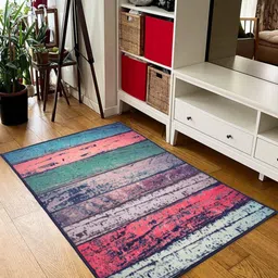 MODEFE Red Abstract Anti-Skid Nylon Carpet-picture-17