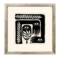 ADMIRE HOME Black Wood Wall Art-image-17