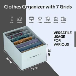 Kuber Industries Grey Set of 5 Regular Drawer Organiser Organisers image 3