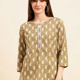 NEESH Paisley Printed Pure Cotton Kurti-picture-13