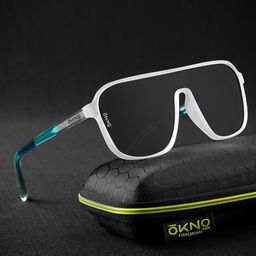 OKNO Unisex Oversized Sunglasses with Polarised and UV Protected Lens OKNRyftX2JAC1-15