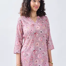 BAESD Women Floral Printed Regular Kurta with Palazzos-picture-58