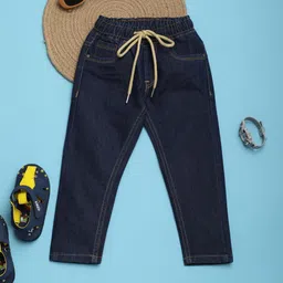 V-Mart Boys Blue Cotton Mid-Rise Regular Fit Stretchable Jeans-image-22