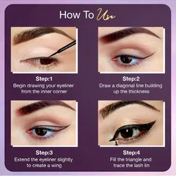 Hilary Rhoda Hi-Tech Smudge Proof Eyeliner - 5.5ml - Black image 3