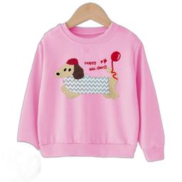 Joggers Park Kids-Unisex Pink Cotton Sweatshirts-image-77