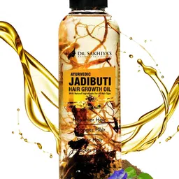 DR. SAKHIYA'S Ayurvedic Jadibuti Oil Promotes Natural Growth Controls Hair Fall 200 ml-32